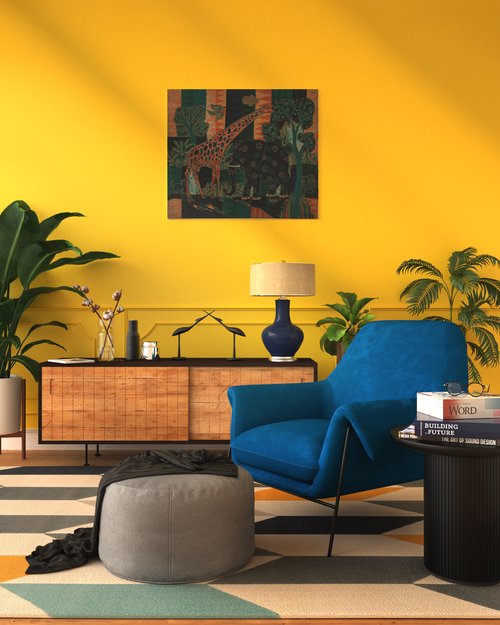 WTP Furniture furniture in Electric Home Style, featuring an arm chair, storage shelve and more