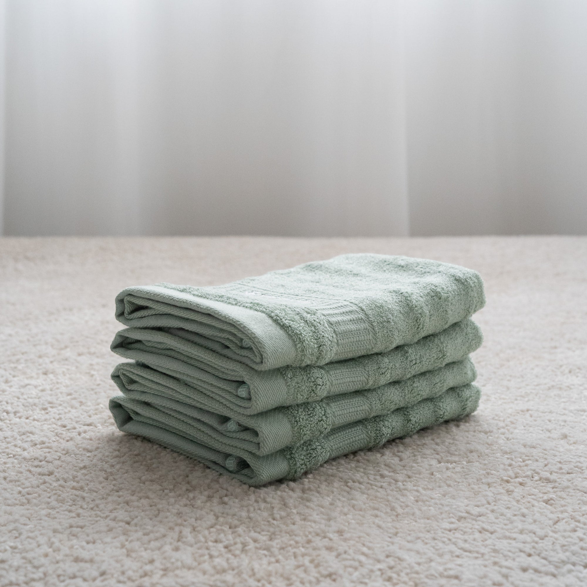 Bamboo Fibre Face Towel - Set of 2