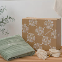 Shower Essentials Gift Set - w/ Bamboo Towel