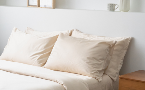 Weavve's 600 thread count white cotton bed sheets