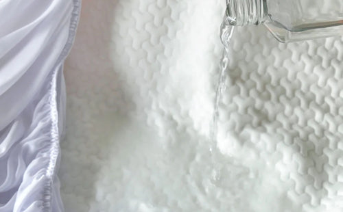 testing waterproof protection of mattress protector