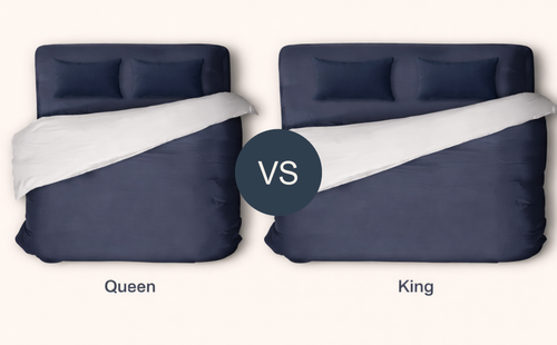 queen and king size bed