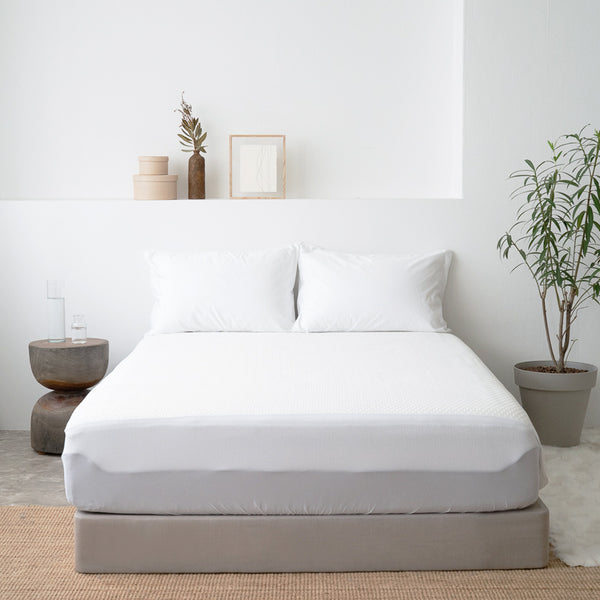 Sleepsteady Mattress Protector: Waterproof Bed Cover & Tencel Top
