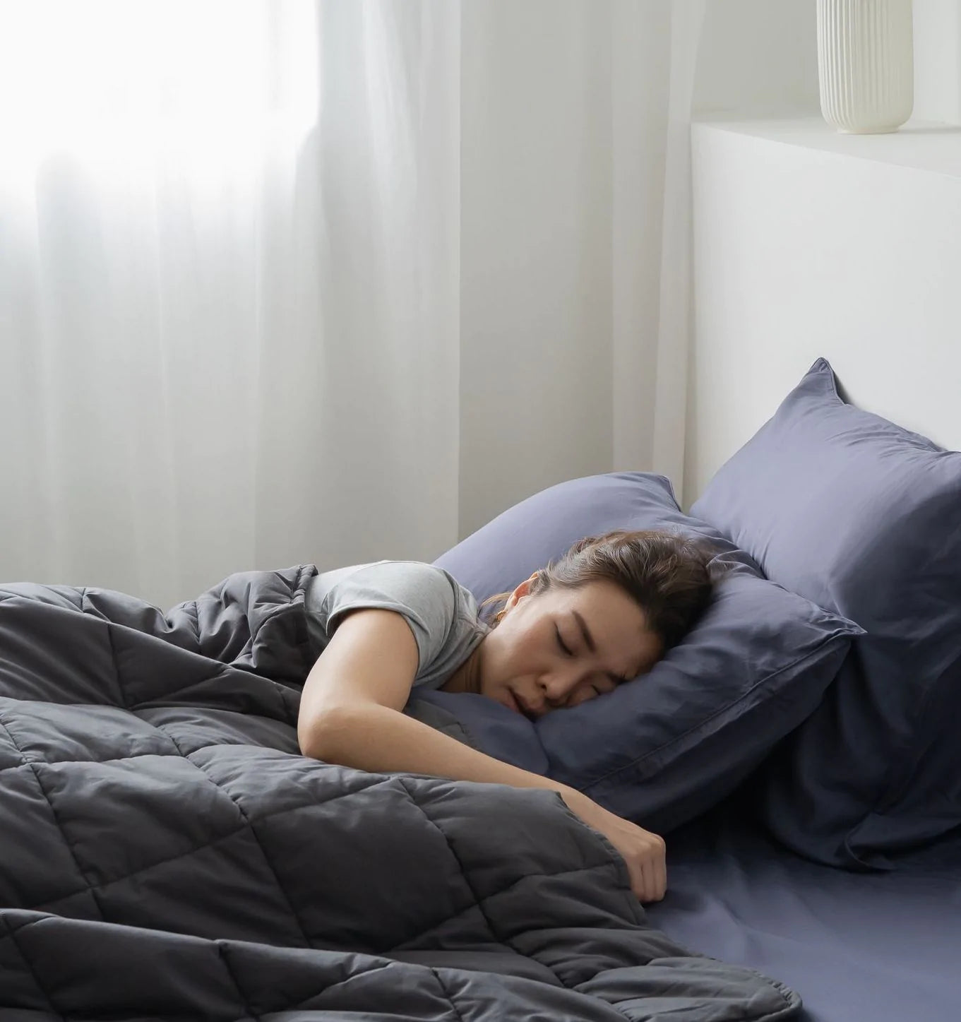 [YR END SPECIAL] - Weighted Blanket + Cotton Duvet Cover