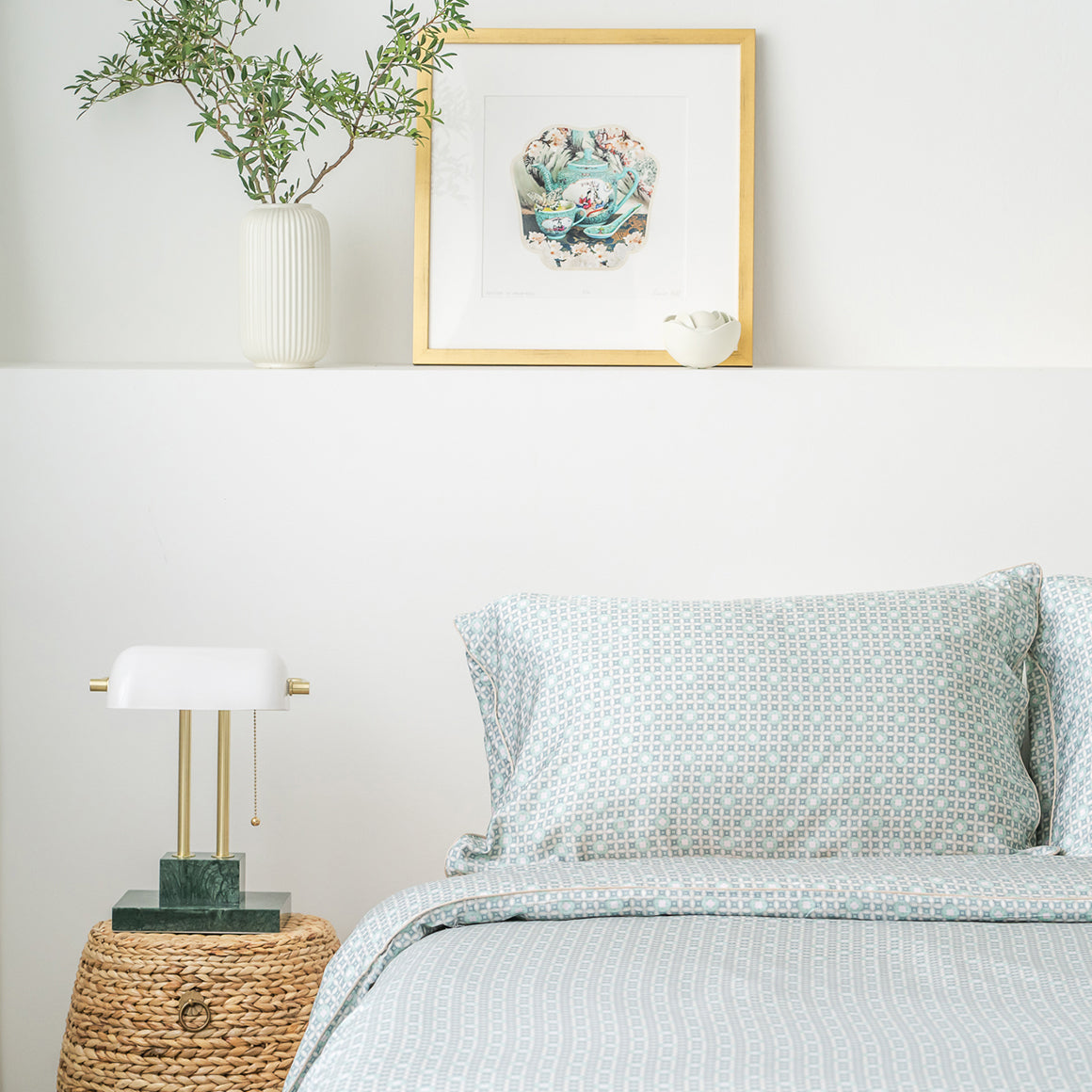 Jade Blossoms Signature TENCEL™ Pillow Case Pair