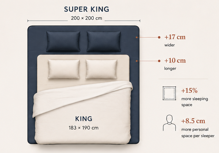 super king vs king bed singapore infographic - mobile