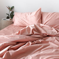 Tea Rose Cotton Bed Sheets Deluxe Set with Cotton Fitted Sheet, Cotton Pillow Case, Cotton Bolster Case, Cotton Duvet Cover. Buy Tea Rose Bed Sheets at Weavve Home, Shop Egyptian Cotton Bed Sheets Singapore and Luxury Hotel Sheets. 600 High Thread Count Bed Sheet. 