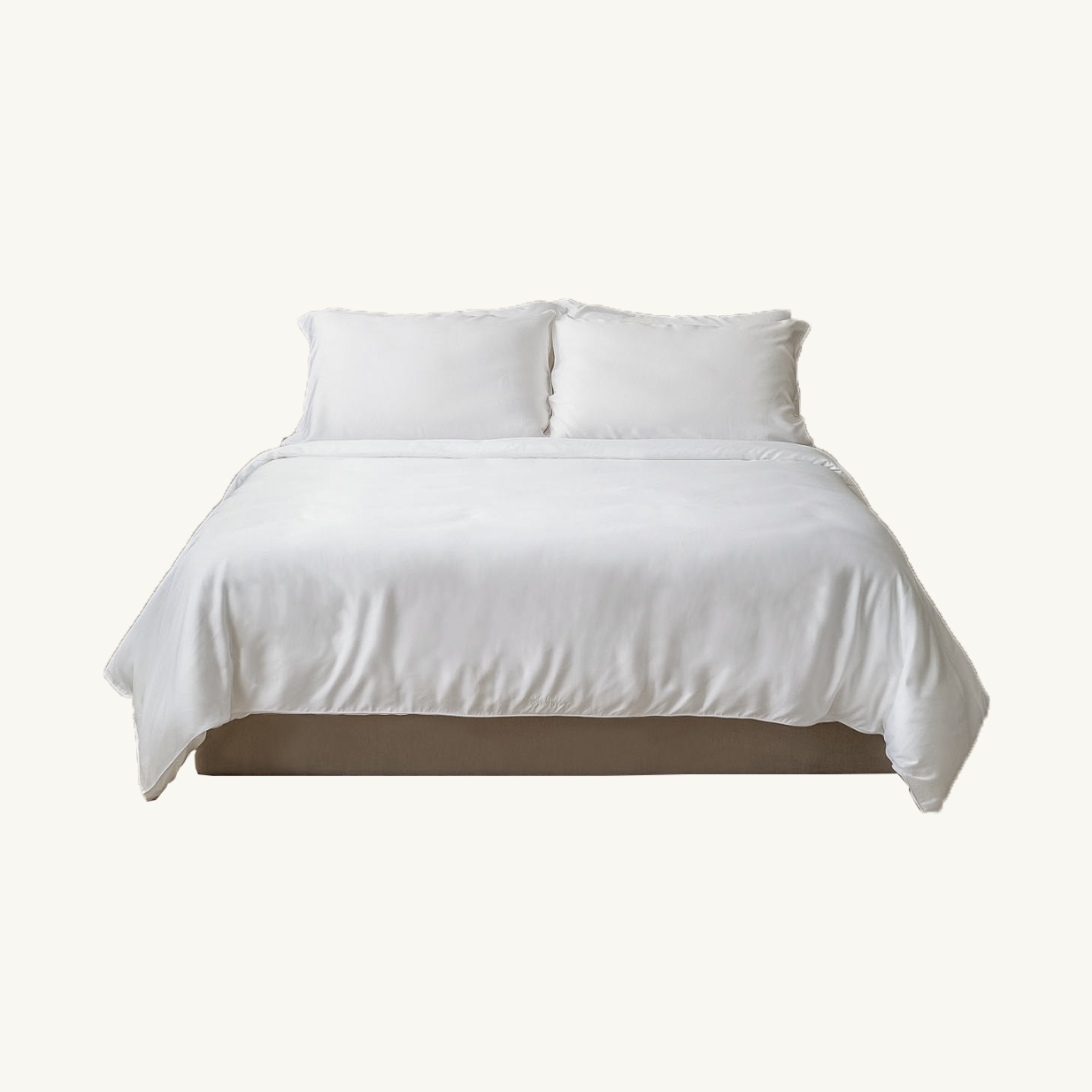 White TENCEL Bed Sheets Classic Set with Tencel Fitted Sheet, Tencel Pillow Case, Tencel Duvet Cover. Buy White Bed Sheets at Weavve Home, Best Bed Sheets Singapore and Luxury Hotel Sheets. 400 High Thread Count Bed Sheet. 