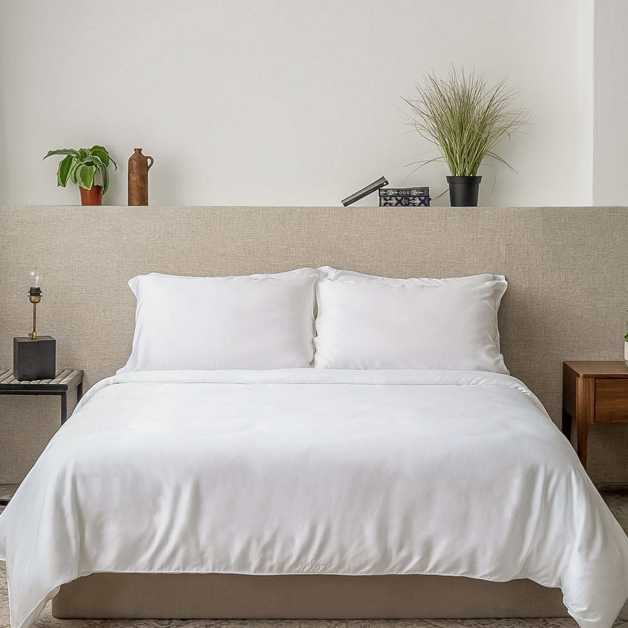 Everyday TENCEL Fitted Sheet Set TENCEL Fitted Sheet with Pillow Case