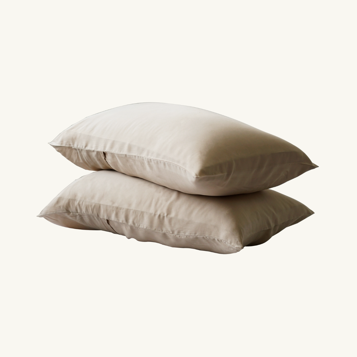 Sand Taupe TENCEL Pillow Case Buy Sand Taupe pillow case Singapore at Weavve Home. Best pillowcase, pillow case, pillow cover Singapore. 
