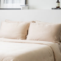 Sand Taupe TENCEL Pillow Case Buy Sand Taupe pillow case Singapore at Weavve Home. Best pillowcase, pillow case, pillow cover Singapore. 