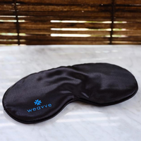 100% Vegan Silk Eye Mask. Encourage soundest sleep, featherlight and smooth on skin. Weavve Home Singapore Accessories Collection.  